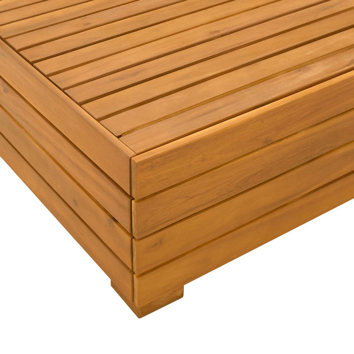 Set de lounge pentru grădină 2 Bucată Maro Lemn Solid de Acacia - WALTI WALTI