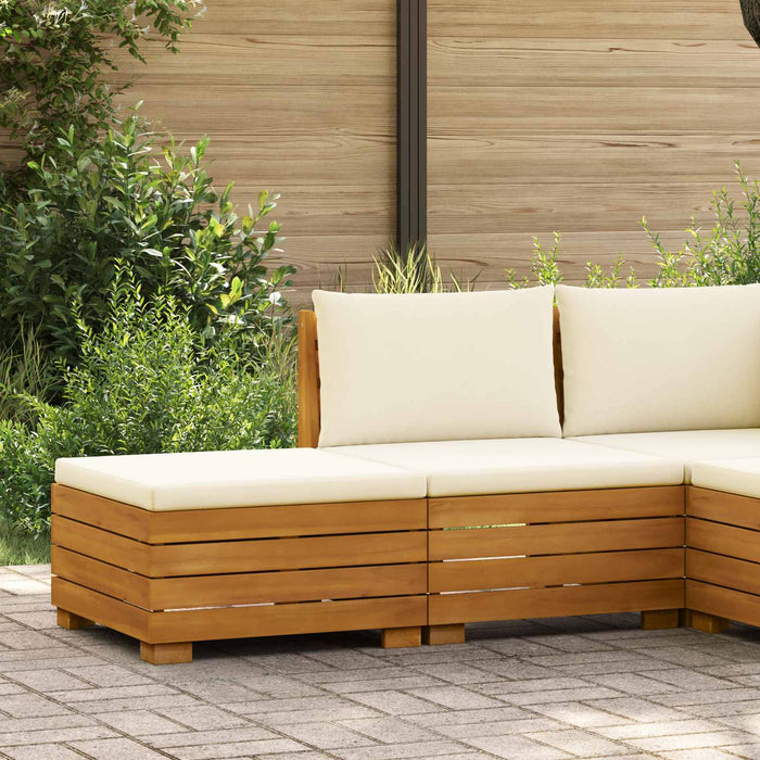 Set de lounge pentru grădină 2 Bucată Maro Lemn Solid de Acacia - WALTI WALTI