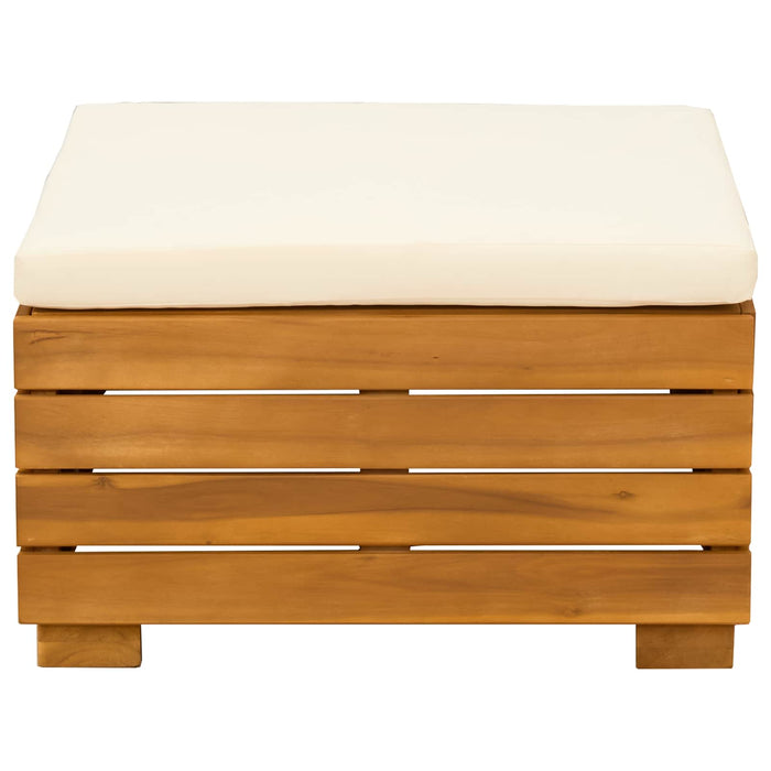 Set de lounge pentru grădină 2 Bucată Maro Lemn Solid de Acacia - WALTI WALTI