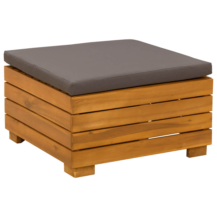 Set de lounge pentru grădină 2 Bucată Maro Lemn Solid de Acacia - WALTI WALTI