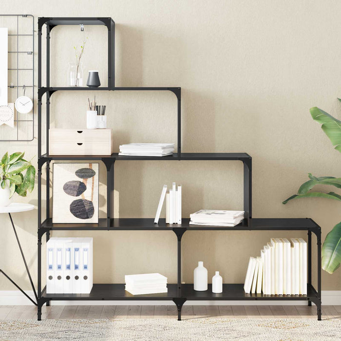 Bibliotecă 4 niveluri 139 x 33.5 x 149 cm Lemn prelucrat WALTI