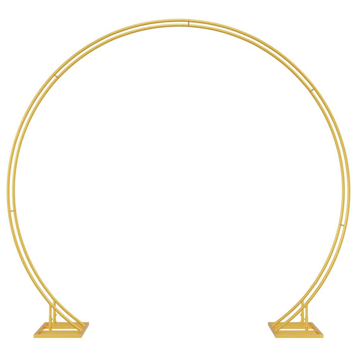 Arc de nuntă Auriu 220 x 45 x 200 cm Oțel - WALTI WALTI