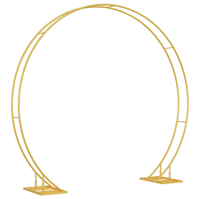 Arc de nuntă Auriu 220 x 45 x 200 cm Oțel - WALTI WALTI
