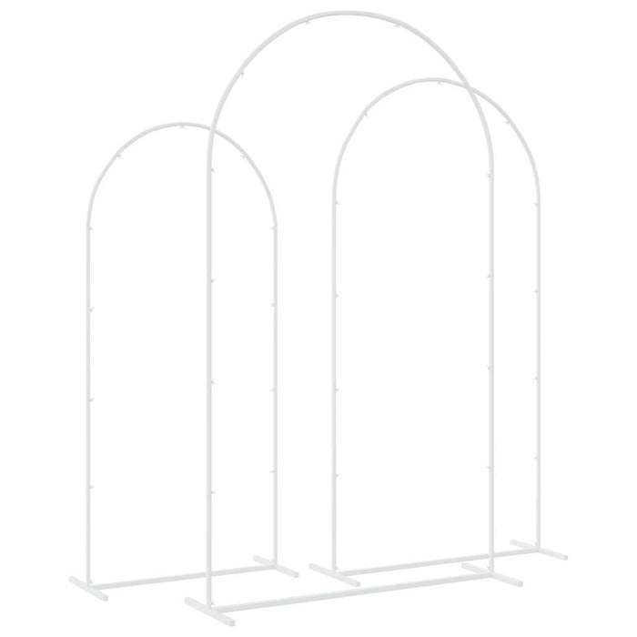 Arc de nuntă 3 pcs Alb Oțel - WALTI WALTI