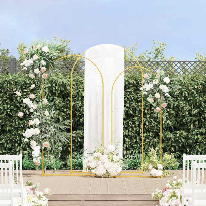 Arc de nuntă 3 pcs Auriu Oțel - WALTI WALTI