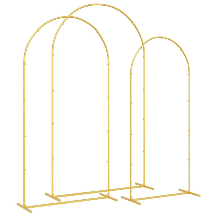 Arc de nuntă 3 pcs Auriu Oțel - WALTI WALTI