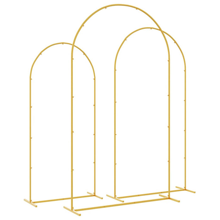 Arc de nuntă 3 pcs Auriu Oțel - WALTI WALTI