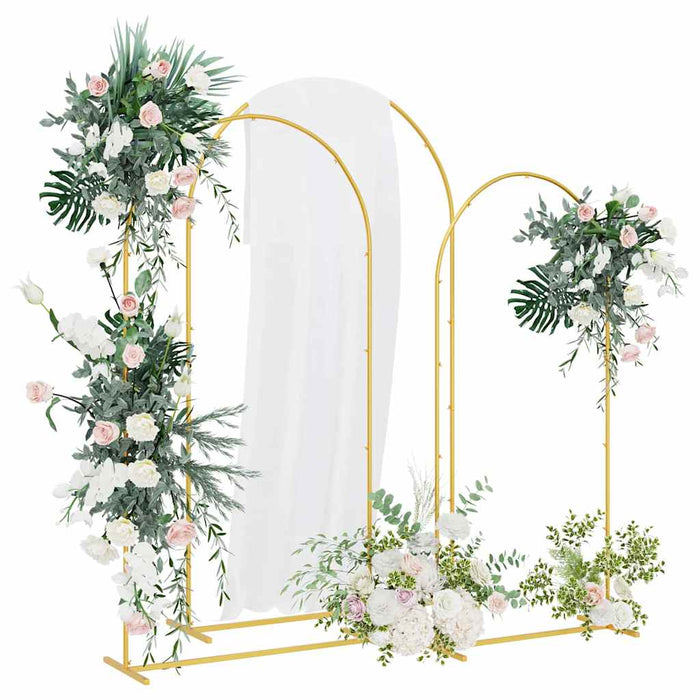 Arc de nuntă 3 pcs Auriu Oțel - WALTI WALTI