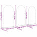 Arc de nuntă 3 pcs Auriu Oțel - WALTI WALTI