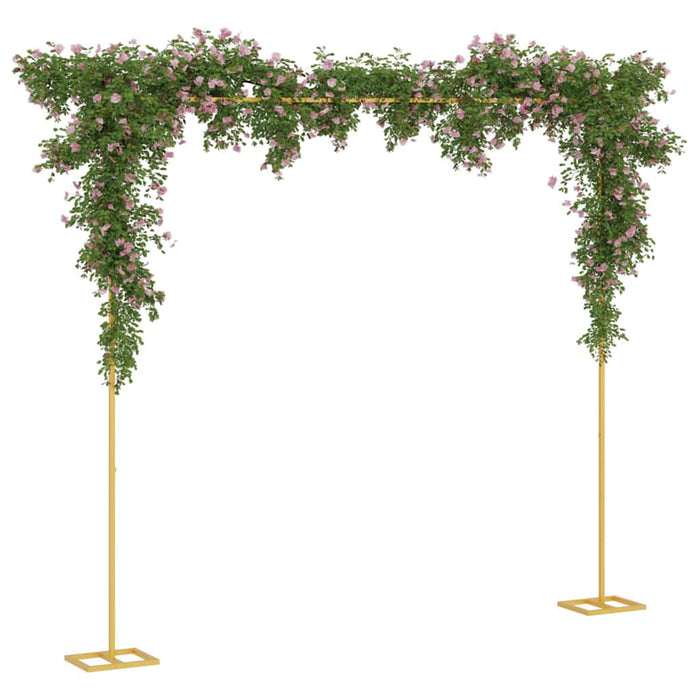 Arc de nuntă Auriu 338 x 35 x 300 cm Oțel - WALTI WALTI