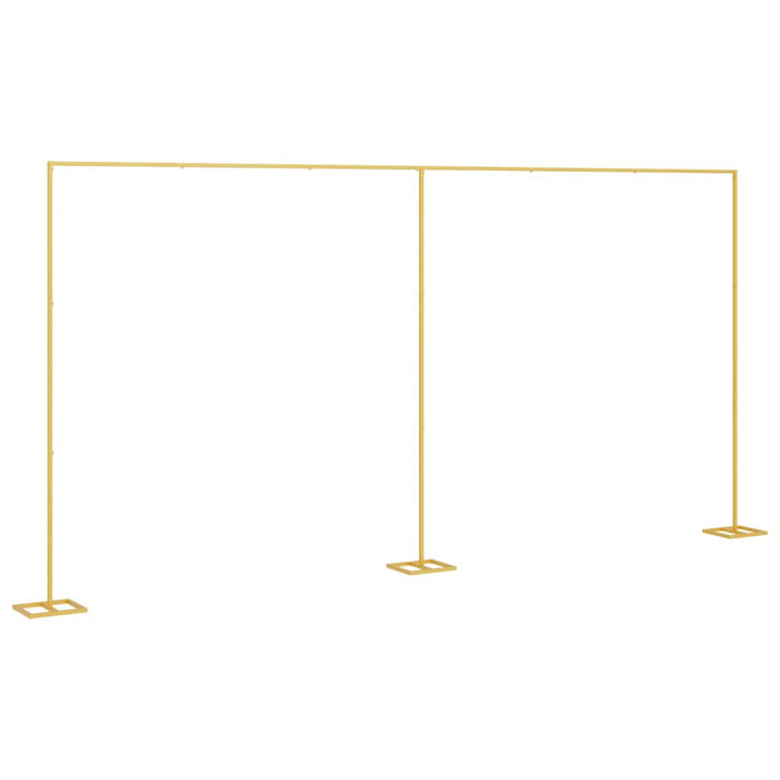 Arc de nuntă Auriu 657 x 35 x 300 cm Oțel - WALTI WALTI