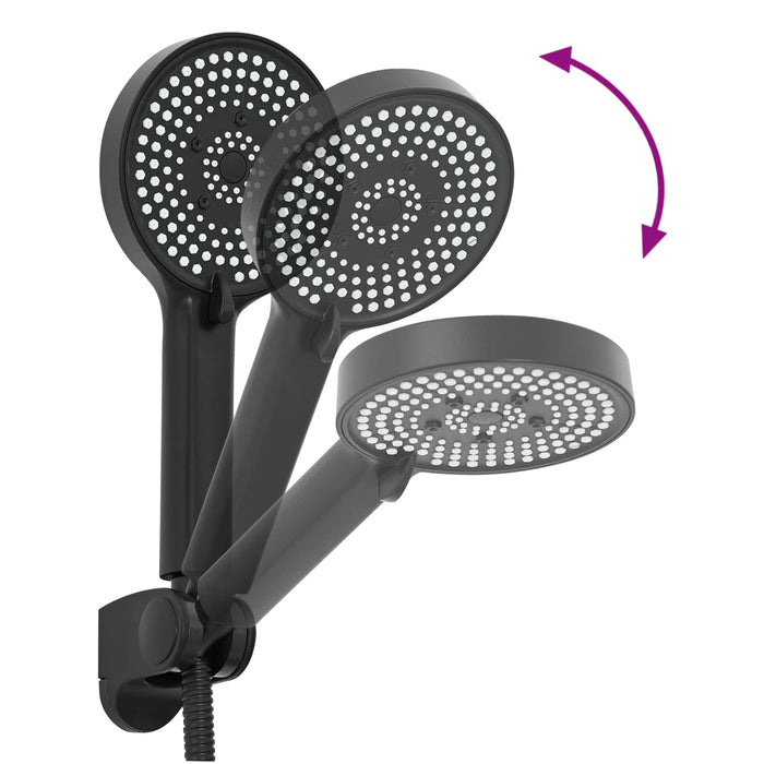 Set de cap de duș Negru G 1 / 2 inci - WALTI WALTI