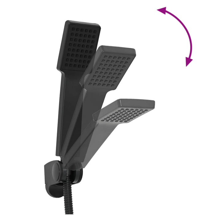Set de cap de duș Negru G 1 / 2 inci - WALTI WALTI