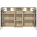 Set dulap baie cu raft 3 pcs 80 x 10,5 x 50 cm Lemn compozit - WALTI WALTI