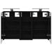 Set dulap baie cu raft 3 pcs 80 x 10,5 x 50 cm Lemn compozit - WALTI WALTI