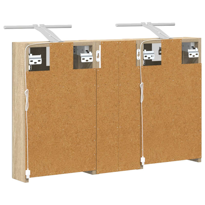 Set dulap baie 3 buc. 80 x 10,5 x 50 cm Lemn prelucrat WALTI