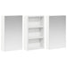 Set dulap baie cu raft 3 pcs 90 x 10,5 x 50 cm Lemn compozit - WALTI WALTI