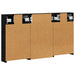 Set dulap baie cu raft 3 pcs 90 x 10,5 x 50 cm Lemn compozit - WALTI WALTI