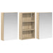 Set dulap baie cu raft 3 pcs 90 x 10,5 x 50 cm Lemn compozit - WALTI WALTI