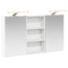 Set dulap baie cu raft 3 pcs 90 x 10,5 x 50 cm Lemn compozit - WALTI WALTI