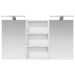 Set dulap baie cu raft 3 pcs 90 x 10,5 x 50 cm Lemn compozit - WALTI WALTI