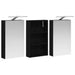 Set dulap baie 3 buc. 90 x 10,5 x 50 cm Lemn prelucrat - WALTI WALTI