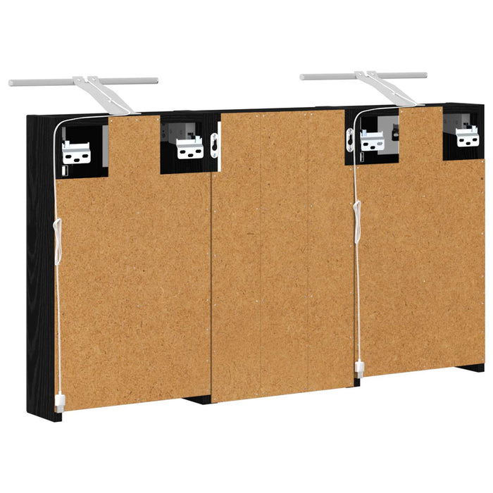 Set dulap baie 3 buc. 90 x 10,5 x 50 cm Lemn prelucrat - WALTI WALTI