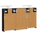 Set dulap baie 3 buc. 90 x 10,5 x 50 cm Lemn prelucrat - WALTI WALTI