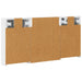 Set dulap baie cu raft 3 pcs 100 x 10,5 x 50 cm Lemn compozit - WALTI WALTI