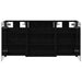 Set dulap baie cu raft 3 pcs 100 x 10,5 x 50 cm Lemn compozit - WALTI WALTI