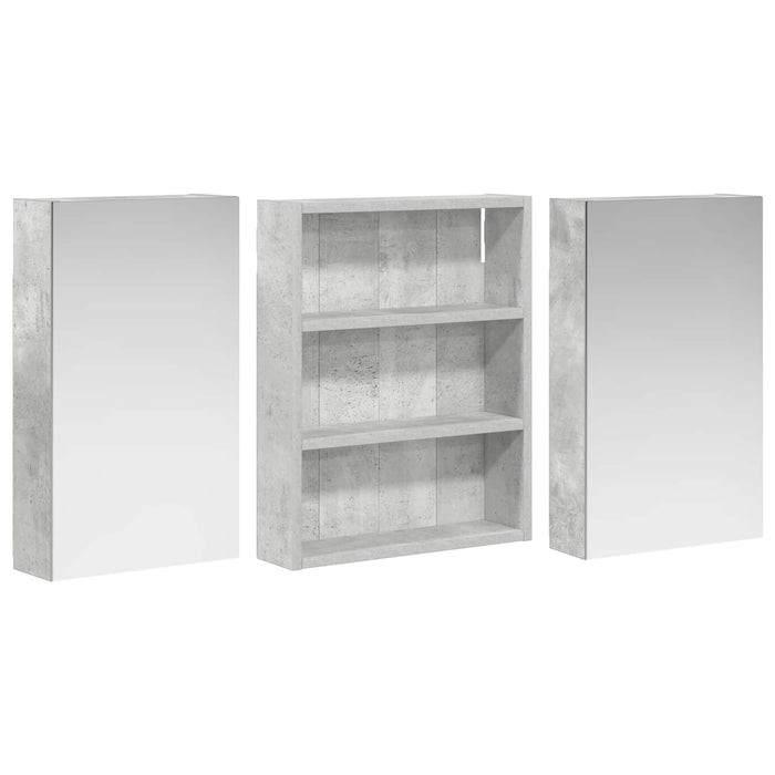 Set dulap baie 3 buc. 100 x 10,5 x 50 cm Lemn prelucrat WALTI