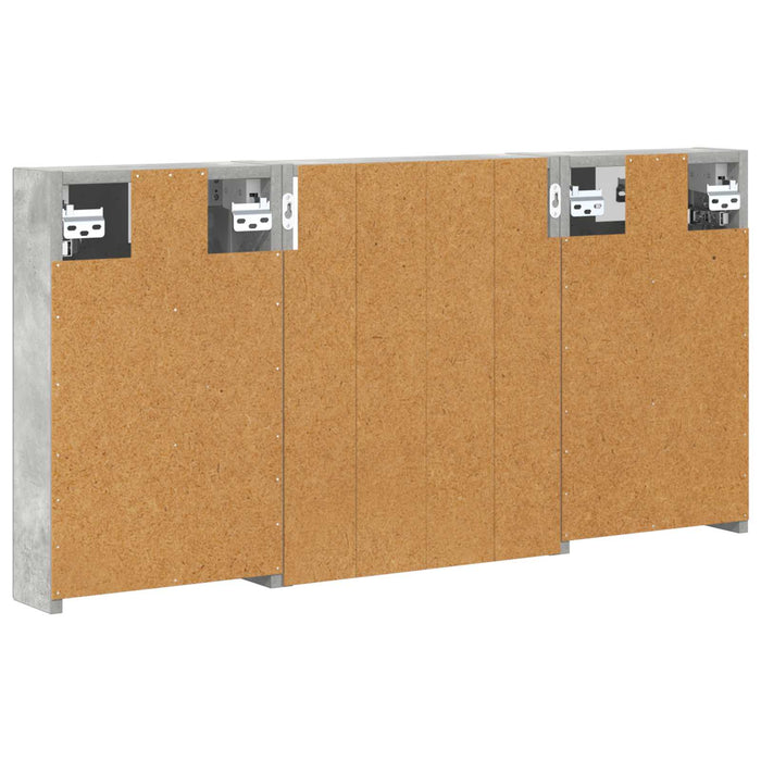 Set dulap baie 3 buc. 100 x 10,5 x 50 cm Lemn prelucrat WALTI