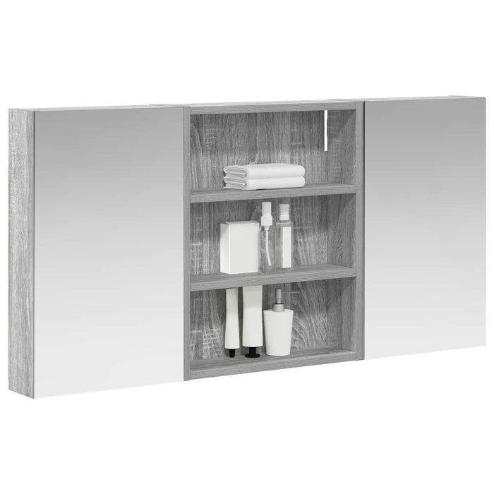 Set dulap baie 3 buc. 100 x 10,5 x 50 cm Lemn prelucrat WALTI
