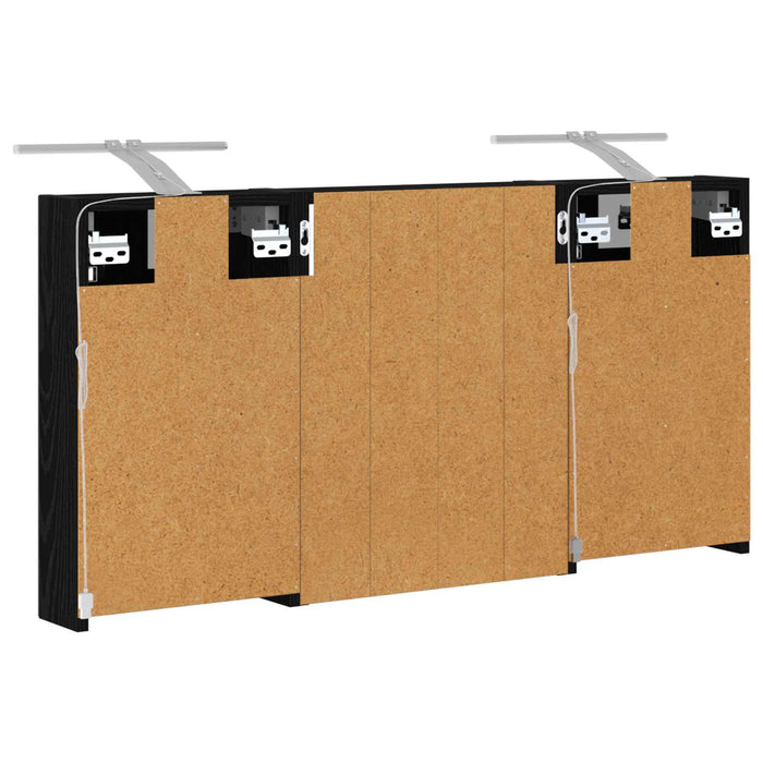 Set dulap baie 3 buc. 100 x 10,5 x 50 cm Lemn prelucrat WALTI