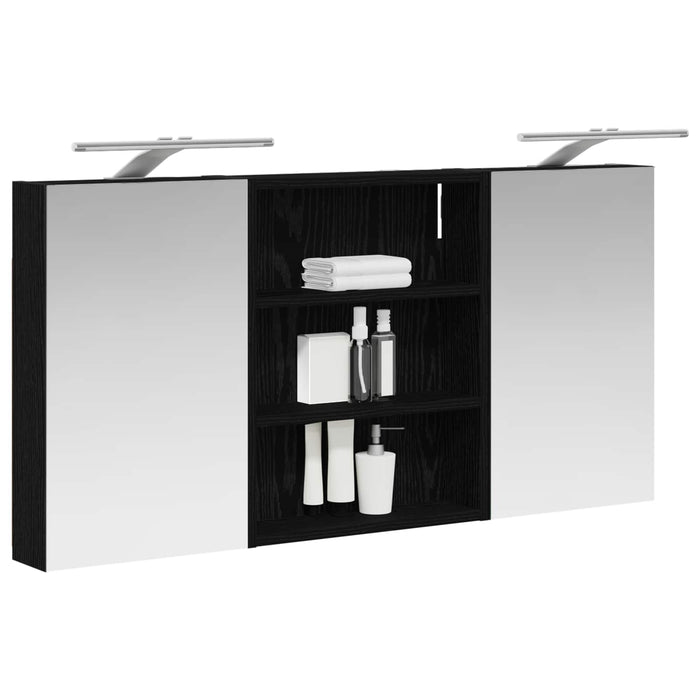 Set dulap baie 3 buc. 100 x 10,5 x 50 cm Lemn prelucrat WALTI