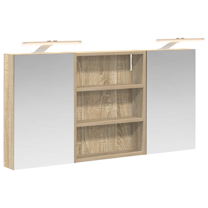 Set dulap baie 3 buc. 100 x 10,5 x 50 cm Lemn prelucrat WALTI