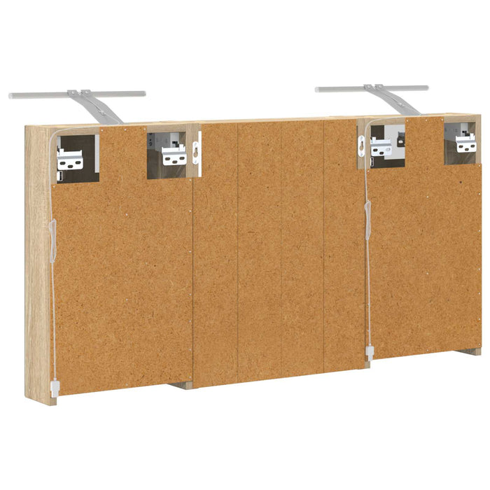 Set dulap baie 3 buc. 100 x 10,5 x 50 cm Lemn prelucrat WALTI