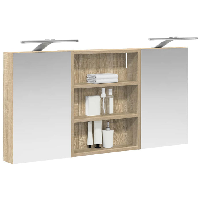Set dulap baie 3 buc. 100 x 10,5 x 50 cm Lemn prelucrat WALTI
