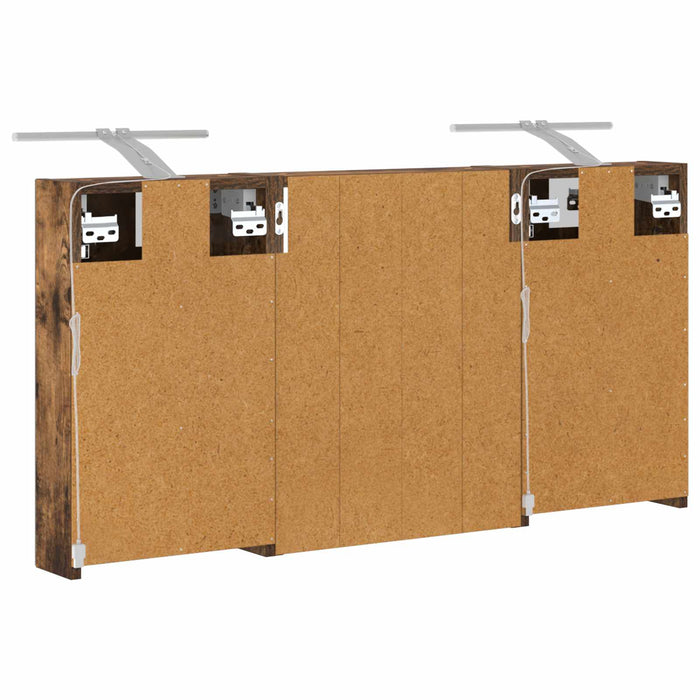 Set dulap baie 3 buc. 100 x 10,5 x 50 cm Lemn prelucrat WALTI