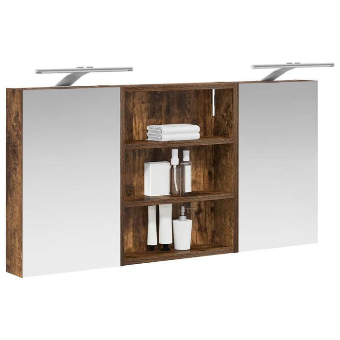 Set dulap baie 3 buc. 100 x 10,5 x 50 cm Lemn prelucrat WALTI