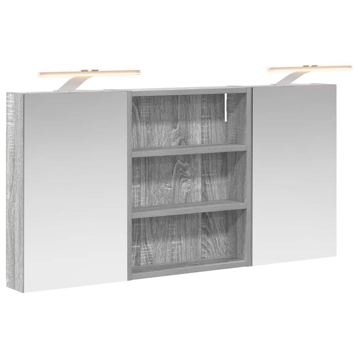 Set dulap baie 3 buc. 100 x 10,5 x 50 cm Lemn prelucrat WALTI
