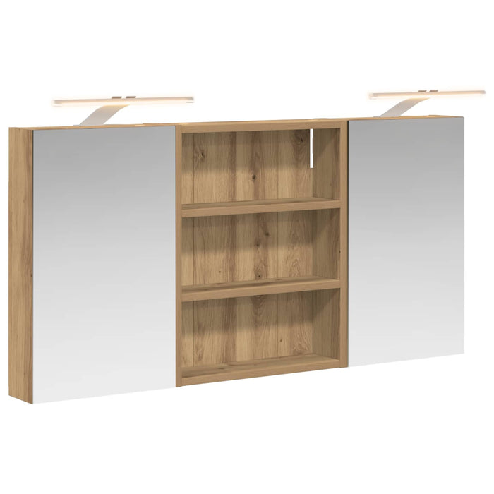 Set dulap baie 3 buc. 100 x 10,5 x 50 cm Lemn prelucrat WALTI
