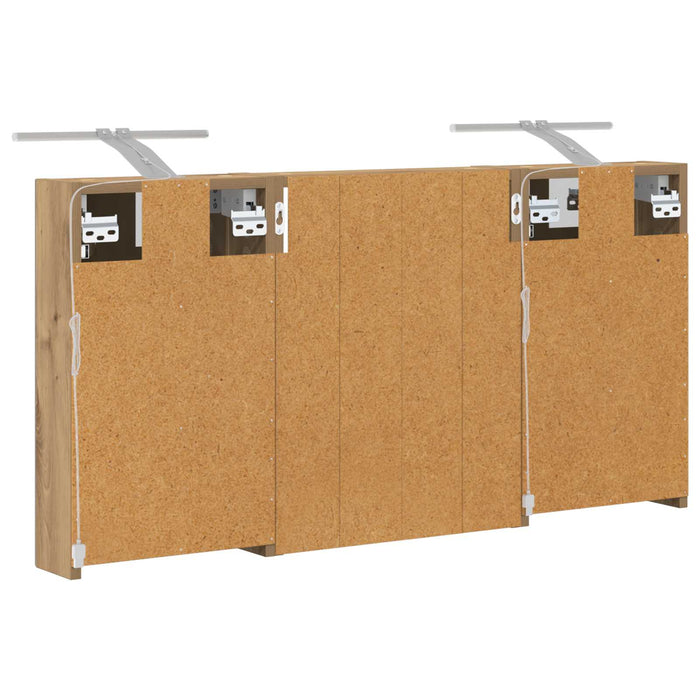 Set dulap baie 3 buc. 100 x 10,5 x 50 cm Lemn prelucrat WALTI