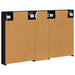 Set dulap baie cu raft 3 pcs 100 x 10,5 x 60,5 cm Lemn compozit - WALTI WALTI