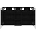 Set dulap baie cu raft 3 pcs 100 x 10,5 x 60,5 cm Lemn compozit - WALTI WALTI