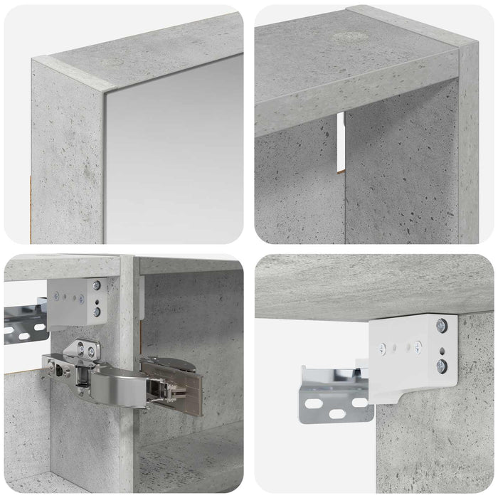 Set dulap baie 3 buc. 100 x 10,5 x 60,5 cm Lemn prelucrat WALTI