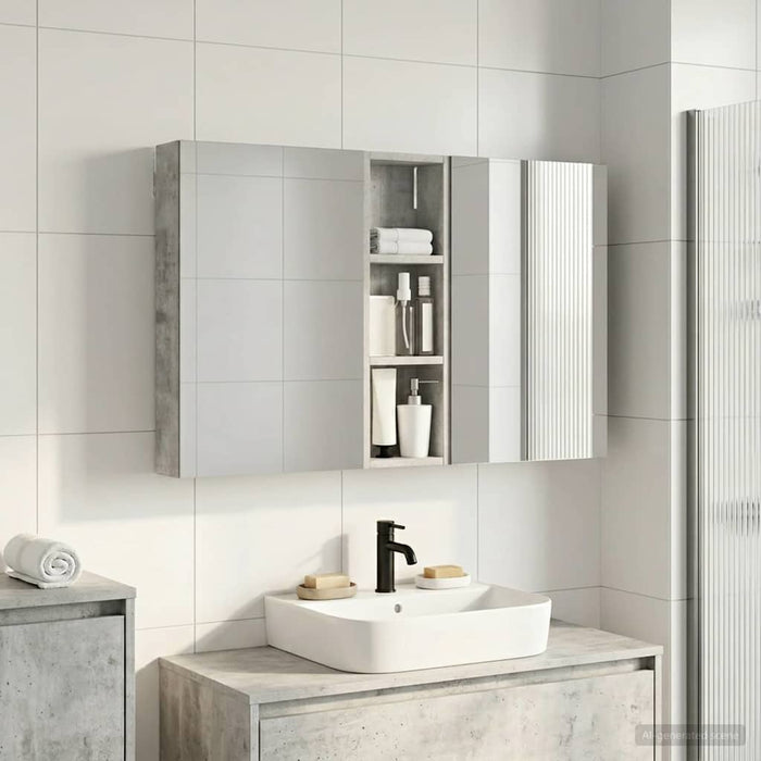 Set dulap baie 3 buc. 100 x 10,5 x 60,5 cm Lemn prelucrat WALTI