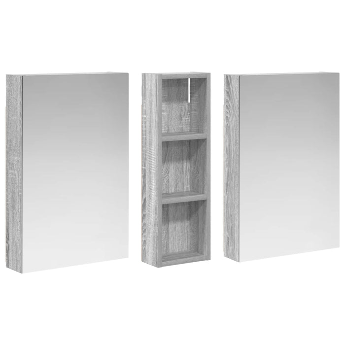 Set dulap baie 3 buc. 100 x 10,5 x 60,5 cm Lemn prelucrat WALTI