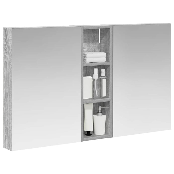 Set dulap baie 3 buc. 100 x 10,5 x 60,5 cm Lemn prelucrat WALTI