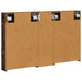 Set dulap baie cu raft 3 pcs 100 x 10,5 x 60,5 cm Lemn compozit - WALTI WALTI